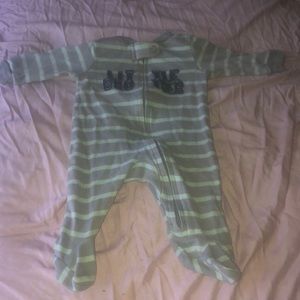 This is newborn sleeper. It is for a boy